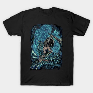 Hercules Fighting Hydra T-Shirt